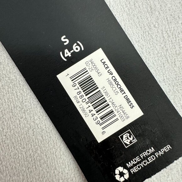 Madden NYC Red Lace Up Crochet Dress Adjustable Back Tie Up Front Size S - Picture 3 of 7